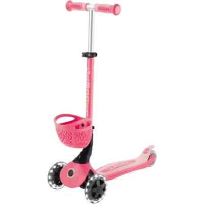 Globber Go Up Baby 360 Scooter (Işıklı) Koyu Pastel Pembe
