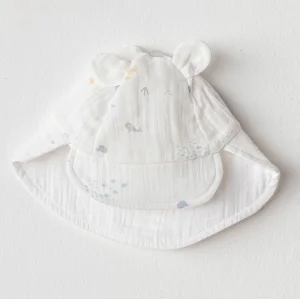 Andywawa Ocean Is My Happy Place Müslin Şapka, Beyaz