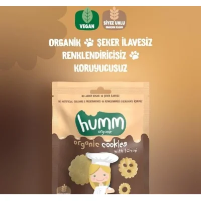 Humm Organik Tahinli ve Pekmezli Kurabiye, 55 g