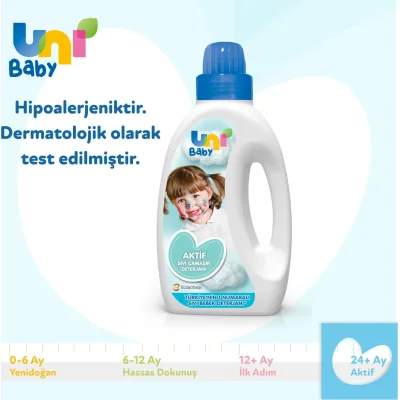 Uni Baby Aktif Sıvı Çamaşır Deterjanı, 1500 ml