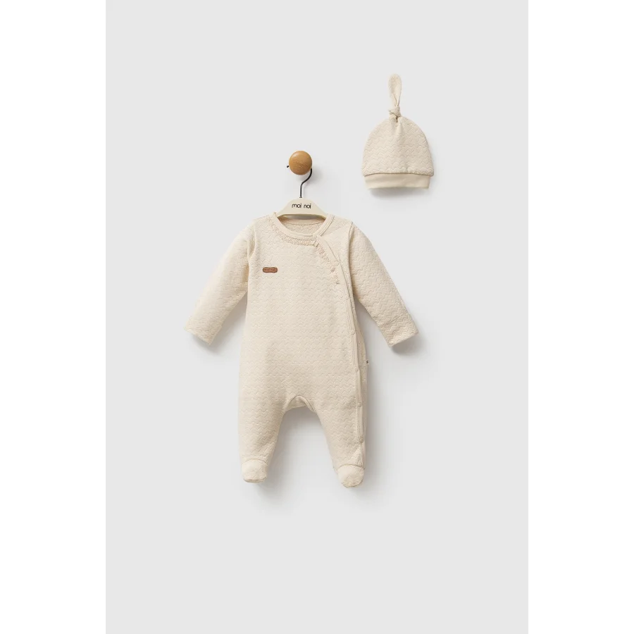 Moi Noi Şapkalı Tulum, Bej