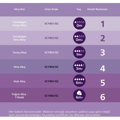 Philips Avent Doğal Tepkili Natural Response Biberon Emziği No:4 3+ Ay, 2'li