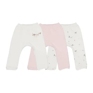 Bistyle Love Grows Patiksiz Alt, 3'lü, Kutulu, Ekru