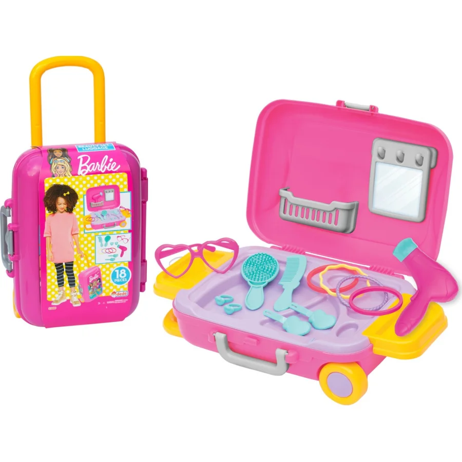 Dede Barbie Güzellik Set Bavulum, 23,5x35,5x12,5 cm