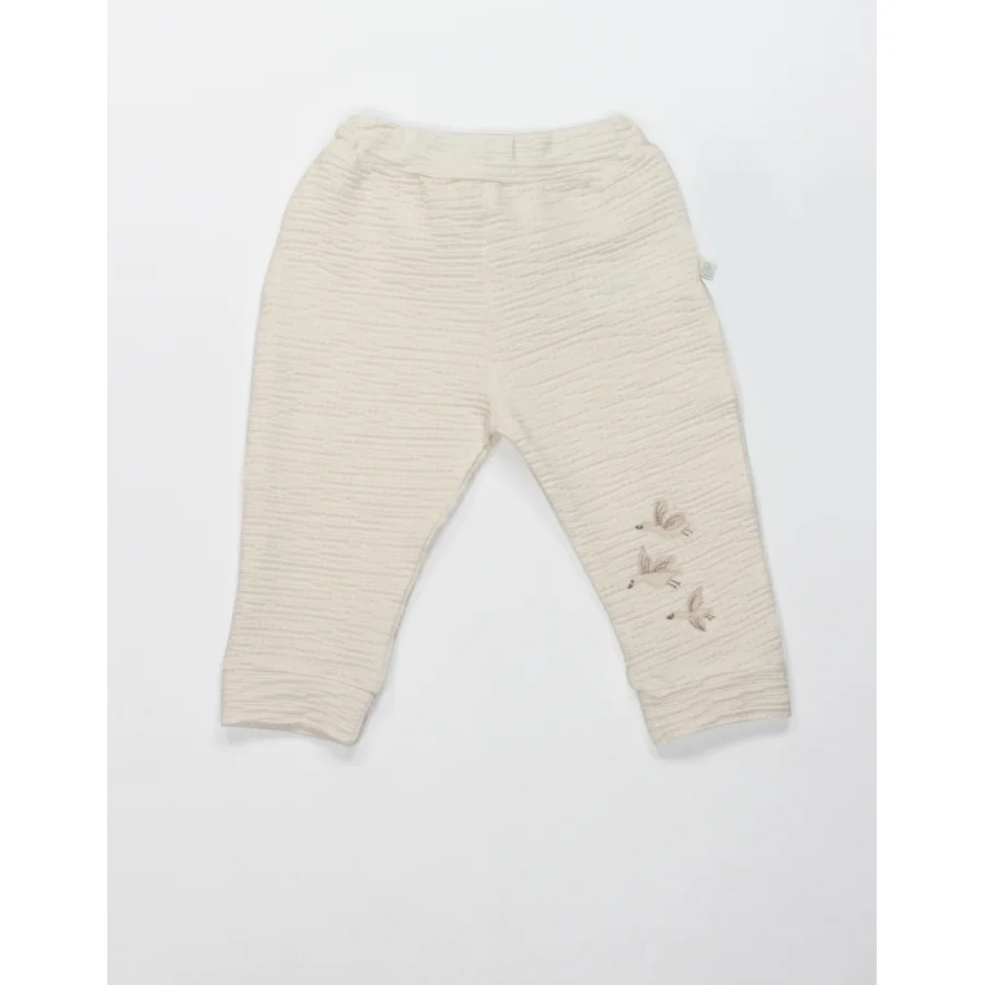 Bistyle Patiksiz Alt Love You Smile Ekru