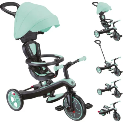 Globber Explorer 4in1 Trike Bisiklet Mint Yeşili