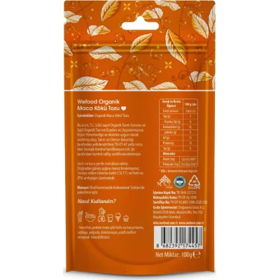 Wefood Maca Tozu, 100 g