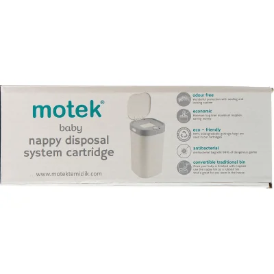 Motek Kirli Bebek Bezi Kartuşu, 505 Adet