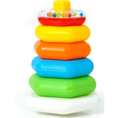 Kiki Renkli Altıgen Halkalar Çıngıraklı AE-1510