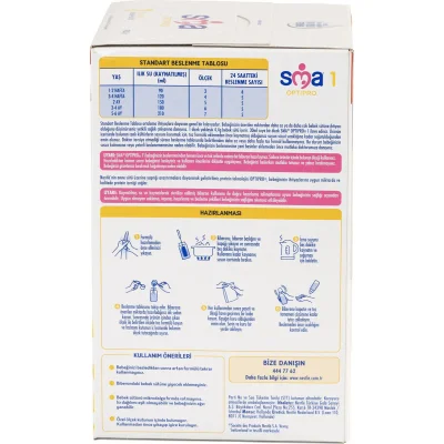 SMA Optipro 1 Probiyotik Bebek Sütü, 0-6 Ay, 400 g