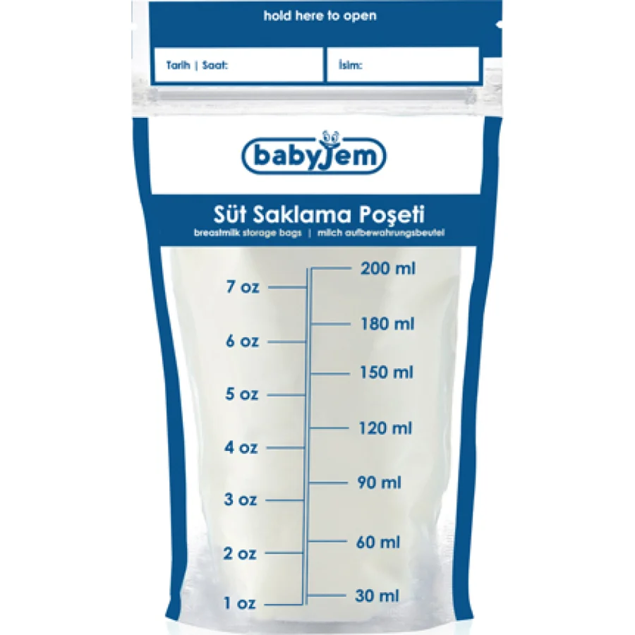BabyJem Süt Saklama Poşeti