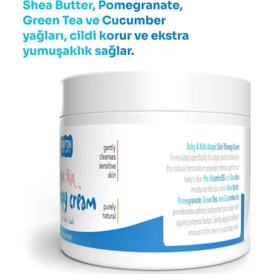 Babyton Bebekler ve Çocuklar İçin Atopik Cilt Kremi, 100 ml