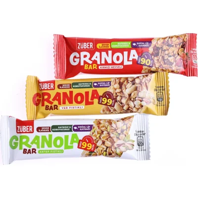 Züber Granola Bar, 25 g, Antep Fıstıklı