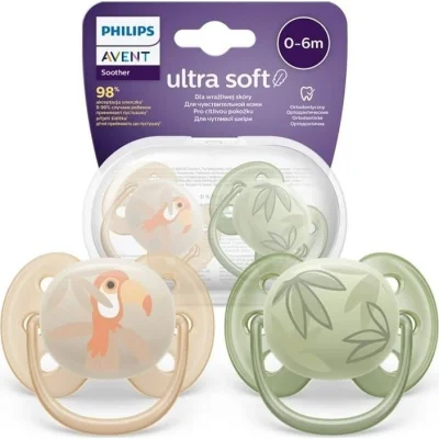 Philips Avent Ultra Yumuşak Emzik 0-6 Ay Erkek