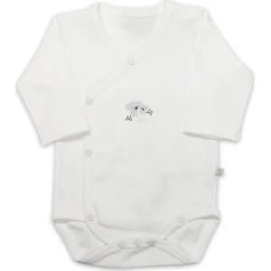 Bistyle Kruvaze Body Uzun Kol Lıttle Koala, Gri