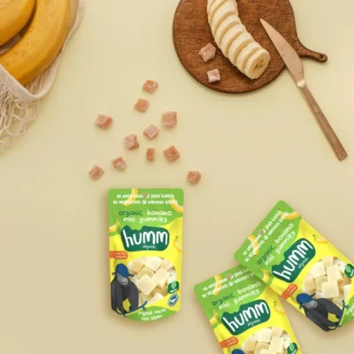 Humm Organik Muzlu Mini Küpler, 30 g