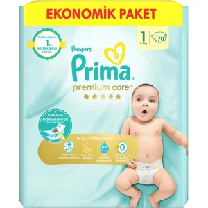 Prima Premium Care Bebek Bezi, 1 Beden, 70 Adet