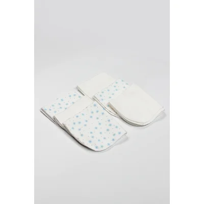 Bistyle Stars Kutulu Penye Mendil, 6'lı, 20x20 cm, Mavi