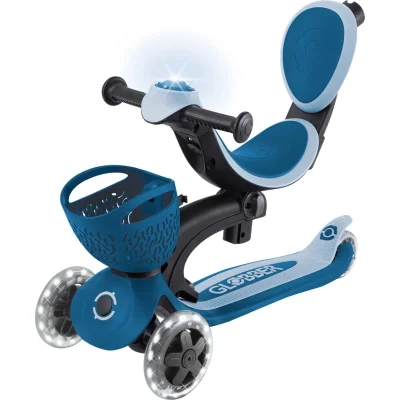 Globber Go Up Baby 360 Scooter (Işıklı) Pastel Mavi