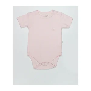 Bistyle Organik Natural Basic Style Yarım Kol Badi, Pembe