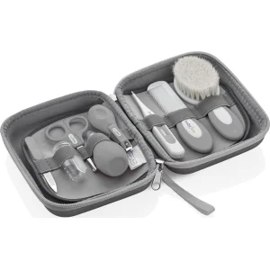 BabyJem Bebek Bakım Seti, 9 Parça, Gri