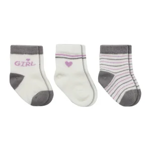 Bistyle Penye Boy And Girl Soket Çorap, 3'lü, Gri