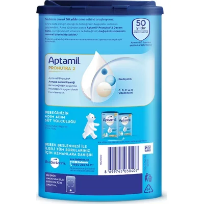 Aptamil 2 Devam Sütü, 800 g