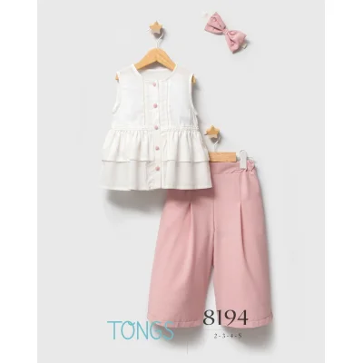 Tongs Yazlık Takım, 3'lü, Pembe
