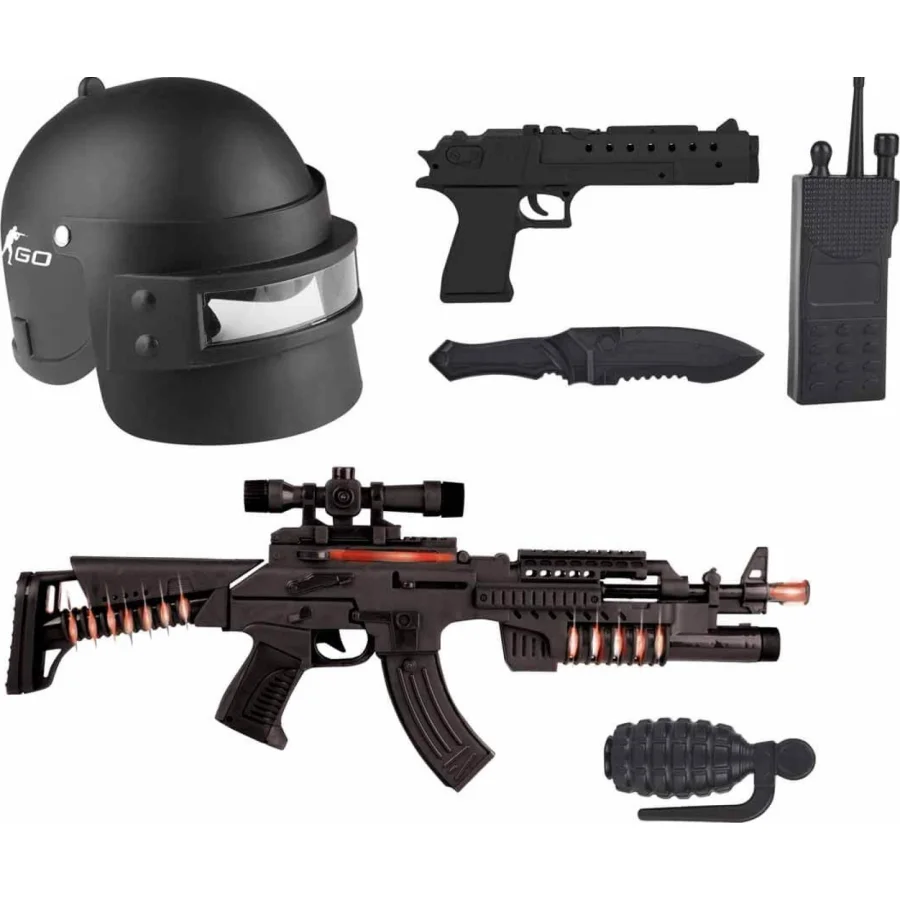 Erdem Sesli ve Işıklı CS GO Askeri Oyun Seti