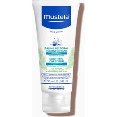 Mustela Soothing Chest Rub (Rahatlatıcı Göğüs Balsamı) 40 ml