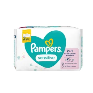 Prima Sensitive Islak Havlu Mendil, 3'lü, 156 Yaprak