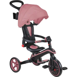 Globber Explorer 4in1 Katlanabilir Bisiklet, Koyu Pastel Pembe