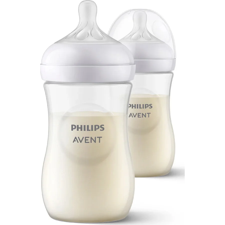 Philips Avent Doğal Tepkili Natural Response PP Biberon Seti, 2'li, 260 ml, 1+ Ay