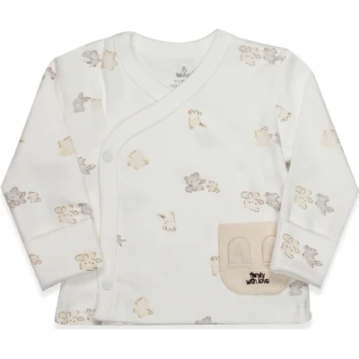 Bistyle 3lü Zıbın Takım With You Family 13121 Bej