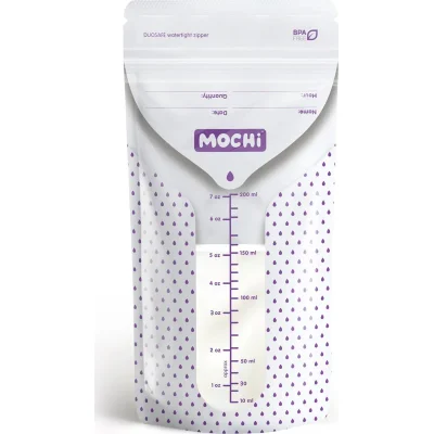 Mochi Anne Sütü Saklama Poşeti, 200 ml, 50 Adet
