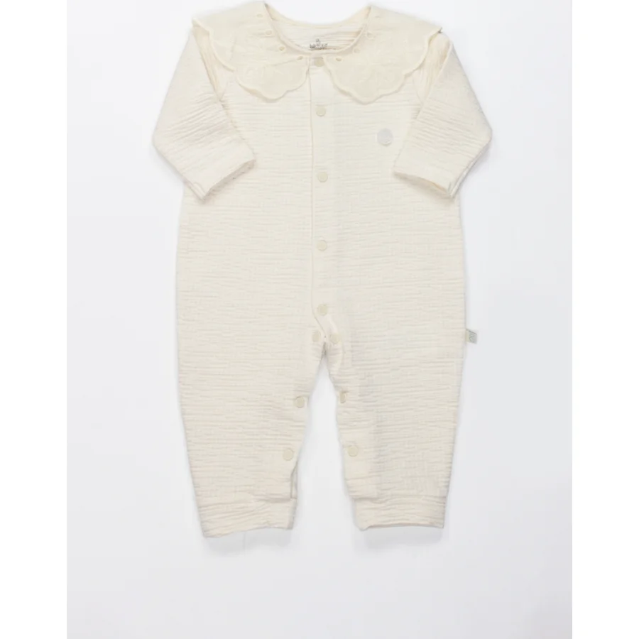 Bistyle Tulum Patiksiz Love You Smile Ekru