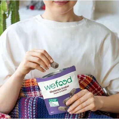 Wefood Zeytinli Kekikli Kraker, 40 g