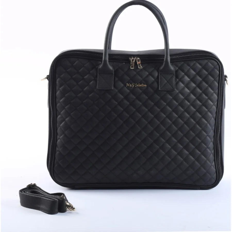 M&Y Hera Deri Anne Bebek Çantası, Siyah