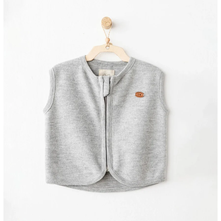 Andywawa Casual Yelek, Gri