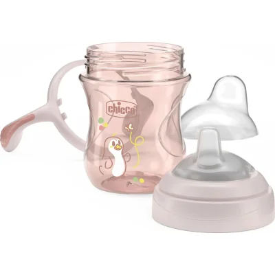 Chicco Yumuşak Uçlu Geçiş Bardağı 4 Ay+, Kız