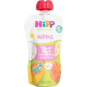 Hipp Organik Mangolu Yoğurtlu Muzlu Şeftali Püresi, 100 g