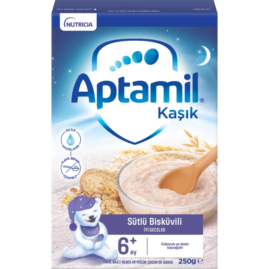 Aptamil Sütlü Bisküvili Kaşık Maması, 250 g