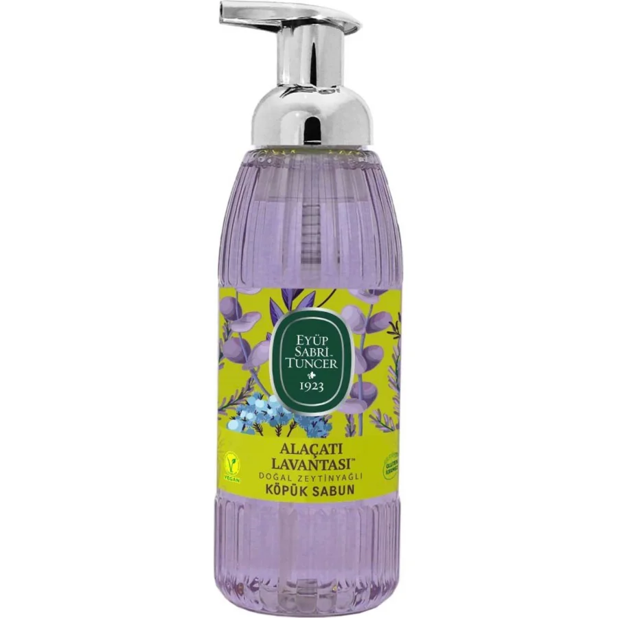 Eyüp Sabri Tuncer Doğal Zeytinyağlı Köpük Sabun 500 ml Alaçatı Lavantası