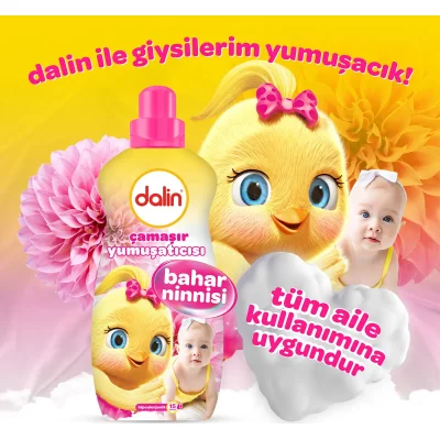 Dalin Çamaşır Yumuşatıcı Bahar Ninnisi, 1500 ml