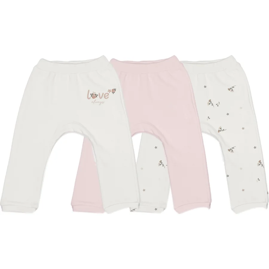 Bistyle 3lü Patiksiz Alt Love Grows Kutulu Ekru