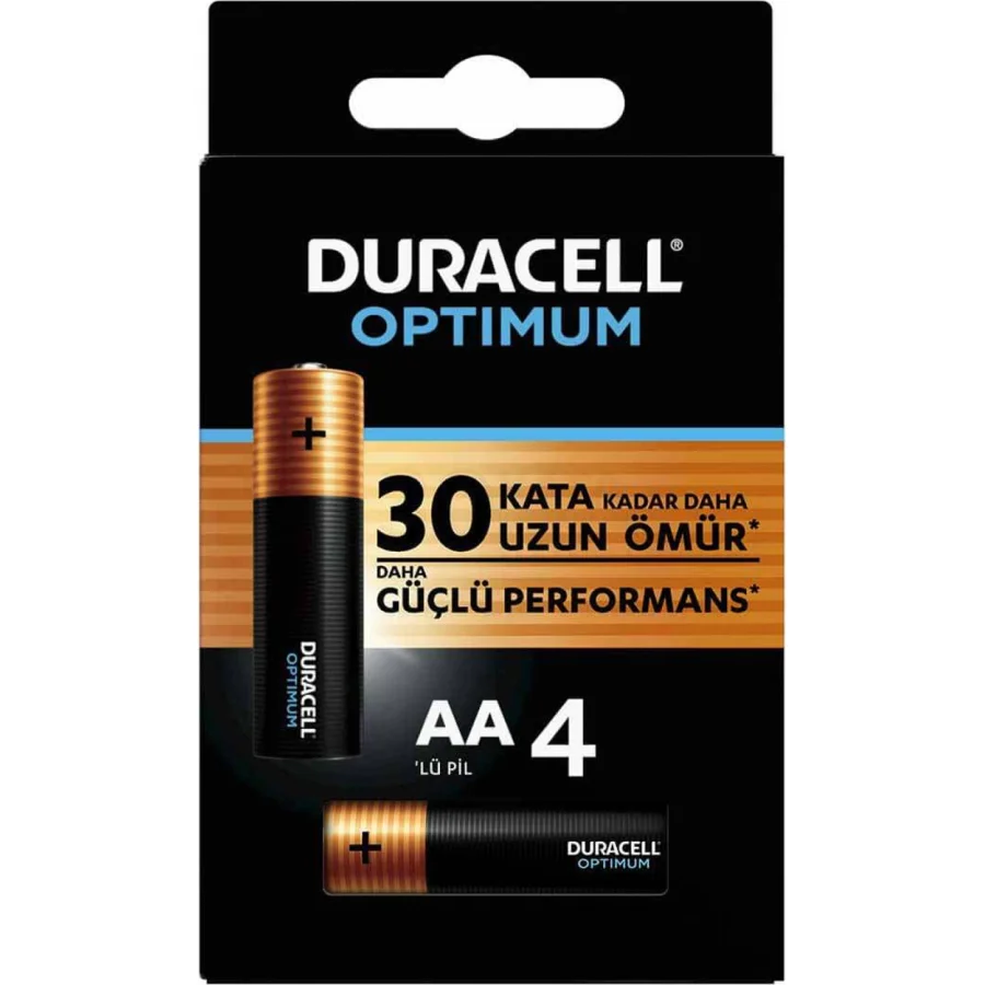 Duracell Optimum Kalem Pil, AA, 4'lü