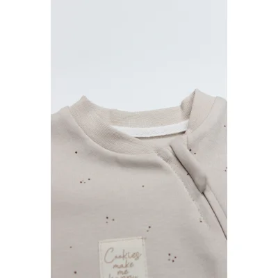 Bistyle Tulum Patiksiz Cookies Make Happy Ekru