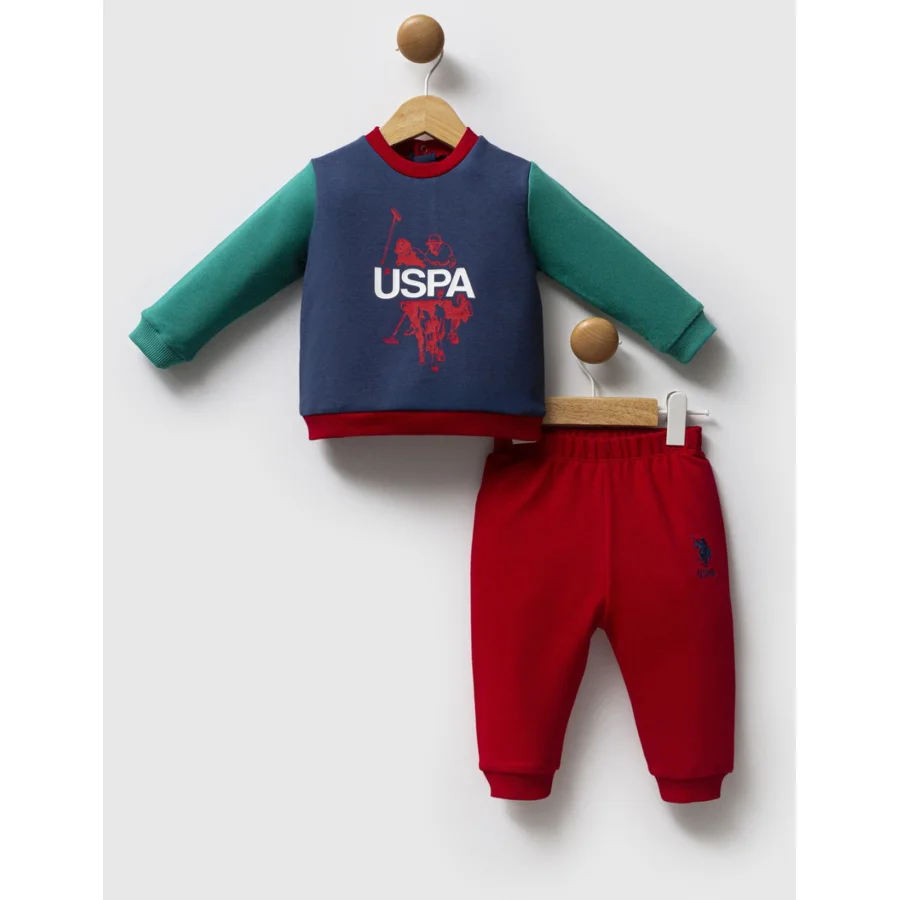 U.S. Polo Assn Takım, 2'li, İndigo, Yeşil