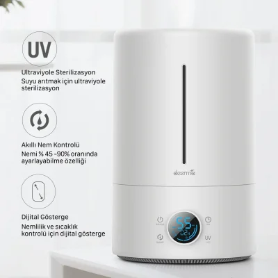 Deerma F628S Ultraviyole Ultrasonik Soğuk Buhar Makinesi