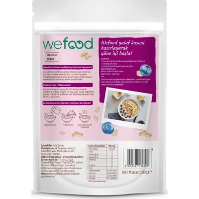 Wefood İnce Öğütülmüş Glutensiz Yulaf Ezmesi 300 Gr